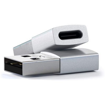 Адаптер Satechi USB-C Adapter (ST-TAUCS) Silver / Серебристый