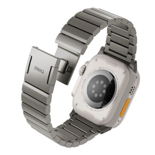 Ремешок Uniq Strova Mag для Apple Watch 42/44/45/49 мм (UNIQ-49MM-STRVMSIL), серебристый