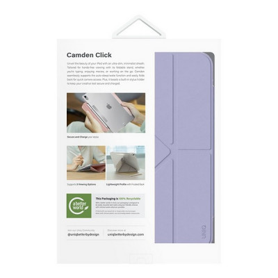 Чехол Uniq Camden Click для iPad Air 11'' (2024) Light Violet (PDA11(2024)-CAMLVIO)