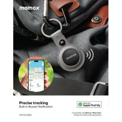 GPS-трекер Momax PinTag Find My Tracker, 4 шт. (BR5GS) белый