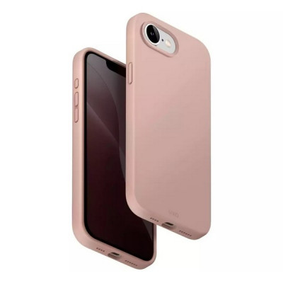 Чехол Uniq LINO MagSafe для iPhone 16e (IP16E(2025)HYB-LINOMPNK) Pink