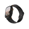 Ремешок каучуковый UAG Monarch для Apple Watch 49/46/45/44 мм (194158114037) Black/Black Titanium