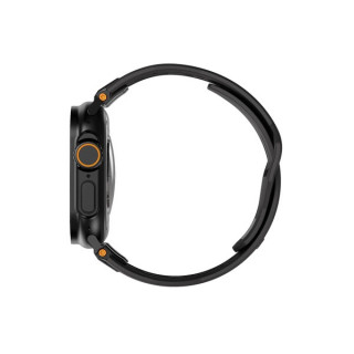 Ремешок каучуковый UAG Monarch для Apple Watch 49/46/45/44 мм (194158114037) Black/Black Titanium