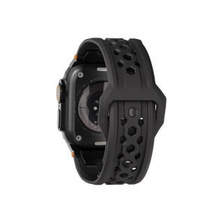 Ремешок каучуковый UAG Monarch для Apple Watch 49/46/45/44 мм (194158114037) Black/Black Titanium