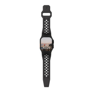 Ремешок каучуковый UAG Monarch для Apple Watch 49/46/45/44 мм (194158114037) Black/Black Titanium