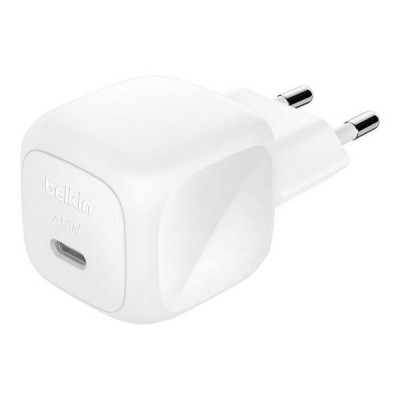 Сетевое зарядное устройство Belkin BoostCharge Compact USB-C Wall Charger 45 Вт с кабелем (WCA013kq1MWH-B6) White