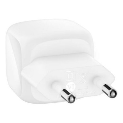 Сетевое зарядное устройство Belkin BoostCharge Compact USB-C Wall Charger 45 Вт с кабелем (WCA013kq1MWH-B6) White