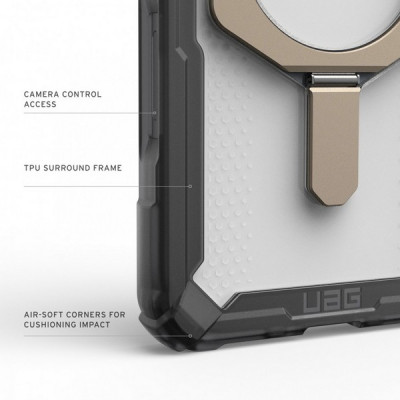 Чехол UAG Plasma XTE Magfit для iPhone Air 6.5" (114525113136) Ash/Titanium