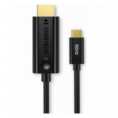 Кабель Choetech USB Type-C to HDMI Cable 1.8 м (CH0019), черный