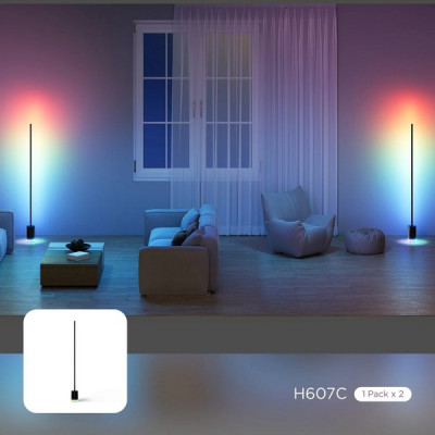 Умный угловой торшер Govee RGBICWW Floor Lamp 2 (H607C311) черный