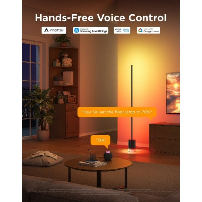 Умный угловой торшер Govee RGBICWW Floor Lamp 2 (H607C311) черный