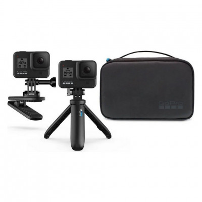 Набор аксессуаров GoPro Travel Kit (Shorty + Magnetic Swivel Clip + Camera Case) AKTTR-002