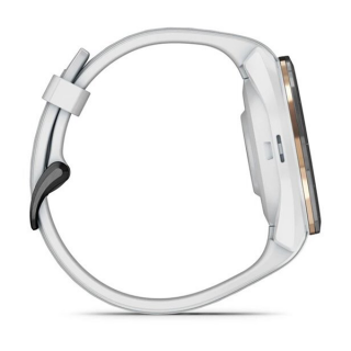 Умные часы Garmin Approach S70 42 мм с черным керамическим безелем и белым ремешком (010-02746-10)