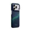 Чехол Pitaka Edge Case для iPhone 18 Pro / 17 Pro (KI1805P) Nearfield Blue (Milky Way Galaxy 2.0)