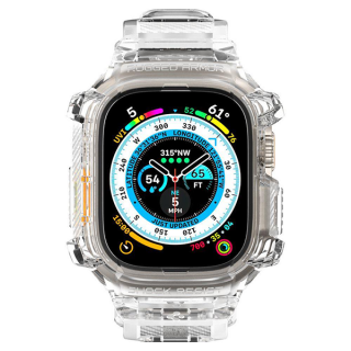Чехол с ремешком Spigen Rugged Armor Pro для Apple Watch Ultra 49 мм (ACS05461) прозрачный