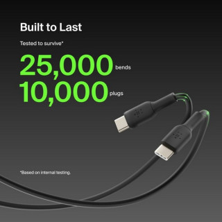 Кабель Belkin BoostCharge USB-C - USB-C 2м (CAB003bt2MBK) Black
