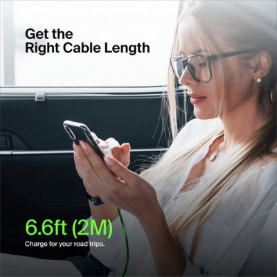 Кабель Belkin BoostCharge USB-C - USB-C 2м (CAB003bt2MBK) Black