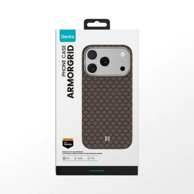 Чехол Benks ArmorGrid ArmorAir Case built with Kevlar для iPhone 17 Pro Max 6.9" (C.K.FL.AP.GD.A070) Gold