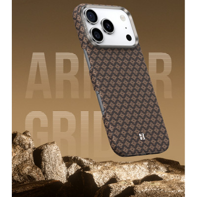 Чехол Benks ArmorGrid ArmorAir Case built with Kevlar для iPhone 17 Pro Max 6.9" (C.K.FL.AP.GD.A070) Gold