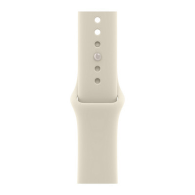 Apple Watch Series 12, 46 мм, Pearl White Ceramic, Sand Sport Band