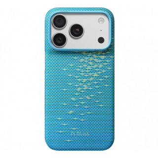 Чехол Pitaka Edge Case для iPhone 18 Pro / 17 Pro (KI1812P) Lucid Blue (Glints of Gold)