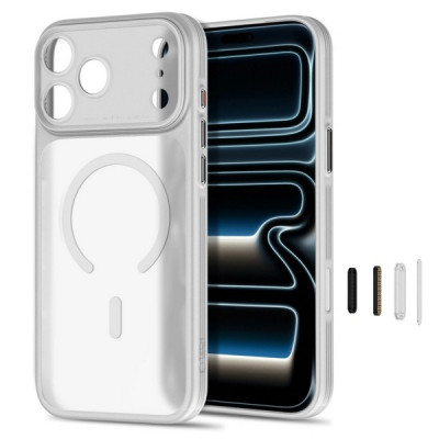 Чехол Tech-Protect Magprime CC MagFit для iPhone 18 Pro Max / 17 Pro Max (Matte Grey)