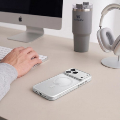 Чехол Tech-Protect Magprime CC MagFit для iPhone 18 Pro Max / 17 Pro Max (Matte Grey)