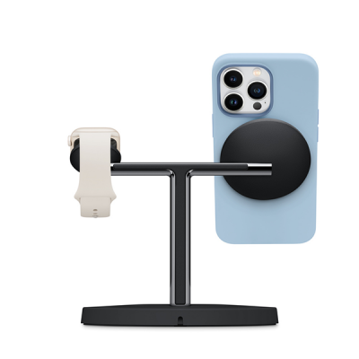 Беспроводное зарядное устройство Belkin BOOST Charge 3-в-1 Charging Stand 15 Вт (WIZ017vfBK, WIZ009myBK)