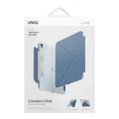 Чехол Uniq Camden Click для iPad Air 11'' (2024) Stone Blue (PDA11(2024)-CAMSBLU)