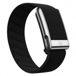 Плетеный ремешок для Whoop MG SuperKnit Luxe Band​ (Obsidian with Titanium)