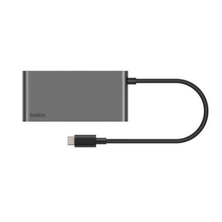 Хаб Belkin Connect USB-C Hub 5-in-1 4K@60Hz 100W (AVC022hqSGY) Space Gray