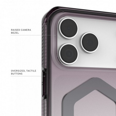 Чехол UAG Plyo Magfit для iPhone 17 Pro Max 6.9" (11453011404G) Black/Clear Ombre