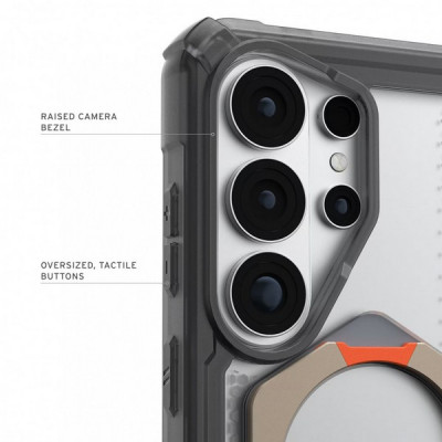 Чехол UAG Plasma XTE 360 Magfit для Samsung Galaxy S26 Ultra (214525113131) Ash/Pop Orange