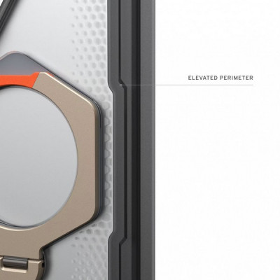 Чехол UAG Plasma XTE 360 Magfit для Samsung Galaxy S26 Ultra (214525113131) Ash/Pop Orange