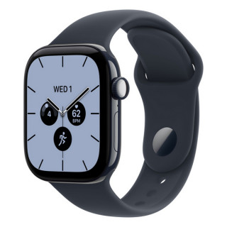Apple Watch Series 12, 46 mm, Night Blue Ceramic, Navy Blue Sport Band