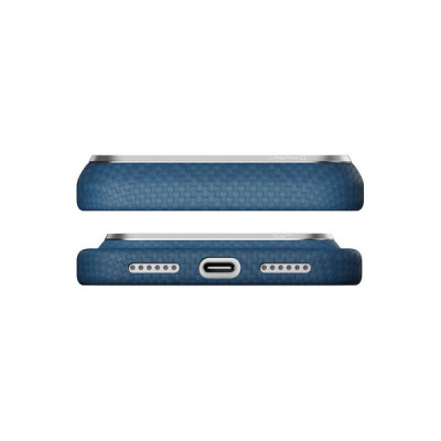 Чехол Pitaka Argyle Edge Case для iPhone 18 Pro Max / 17 Pro Max (KI1816PM) Abyss Blue