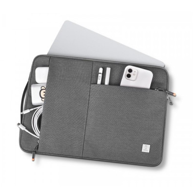 Сумка для ноутбука WiWU Alpha Slim Sleeve для ноутбуков 15.4" Gray (ASSB15.4LG)