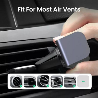 Автомобильный держатель Ugreen LP120 Air Vent Phone Holder (10422) серый космос