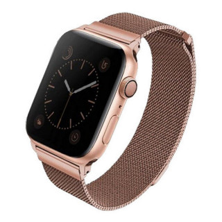 Ремешок Uniq Dante Strap Mesh Steel для Apple Watch 42/41/40 мм (40MM-DANRGD) Rose gold
