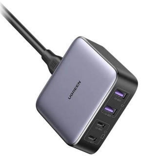 Сетевое зарядное устройство Ugreen Nexode CD327 2хUSB-A + 2хUSB-C 65W Desktop Fast Charger (90747) серый