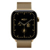 Apple Watch Series 12, 42 mm, Radiant Gold Titanium, Radiant Gold Milanese Loop