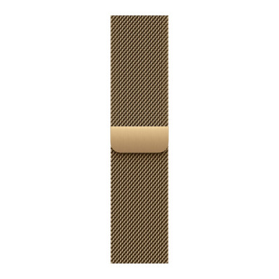 Apple Watch Series 12, 42 mm, Radiant Gold Titanium, Radiant Gold Milanese Loop
