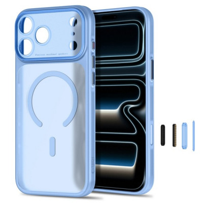 Чехол Tech-Protect Magprime CC MagFit для iPhone 18 Pro Max / 17 Pro Max (Matte Light Blue)