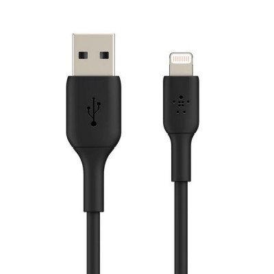 Кабель Belkin BoostCharge Lightning - USB-A 1 м (CAA001btMBK/CAA001BT1MBK) черный