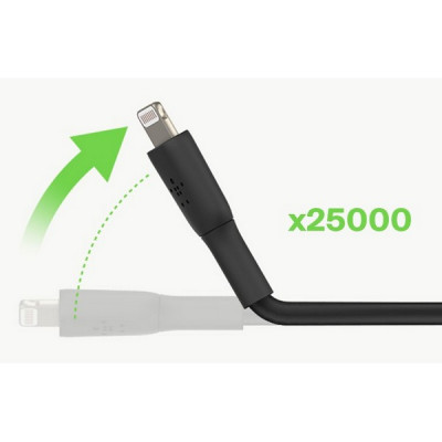 Кабель Belkin BoostCharge Lightning - USB-A 1 м (CAA001btMBK/CAA001BT1MBK) черный