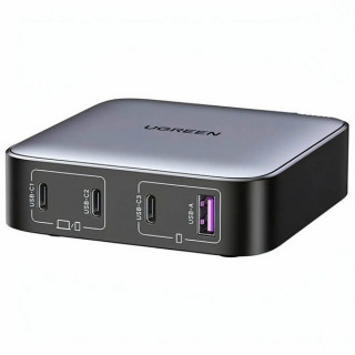 Сетевое зарядное устройство Ugreen Nexode CD328 1хUSB-A + 3хUSB-C 100W Desktop Fast Charger (90928) серый
