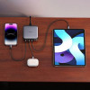 Сетевое зарядное устройство Ugreen Nexode CD328 1хUSB-A + 3хUSB-C 100W Desktop Fast Charger (90928) серый