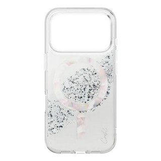 Чехол Uniq Coehl Resin Crystelle MagSafe для iPhone 17 Pro Max Sparkling Silver (IP6.9P(2025)-CRYMSSIL)