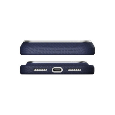 Чехол Pitaka Weaving Edge Case для iPhone 18 Pro Max / 17 Pro Max (KI1821PM) Sapphire Blue