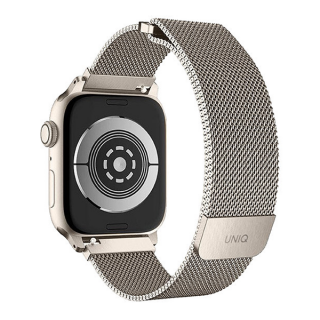 Ремешок Uniq Dante Strap Mesh Steel для Apple Watch 41/40/38 мм, цвет "Звездный свет" (41MM-DANSLGT)